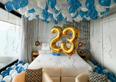 חגיגת בלונים ליום הולדת 23 במלון VERT לגון נתניה